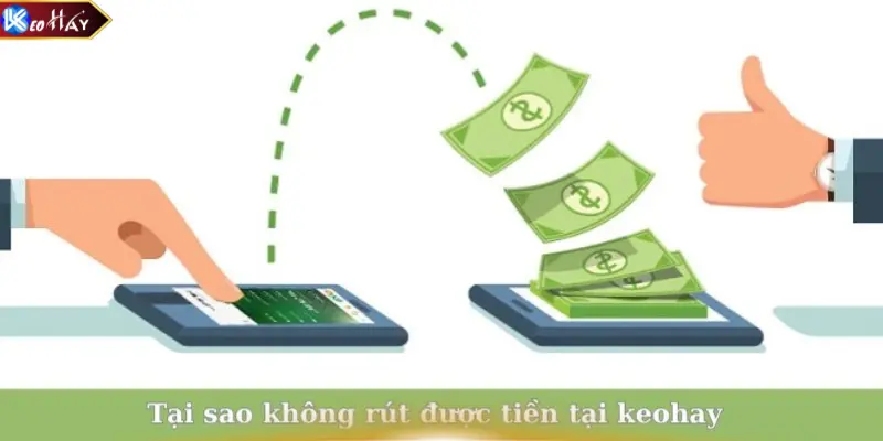 Tại sao không rút được tiền